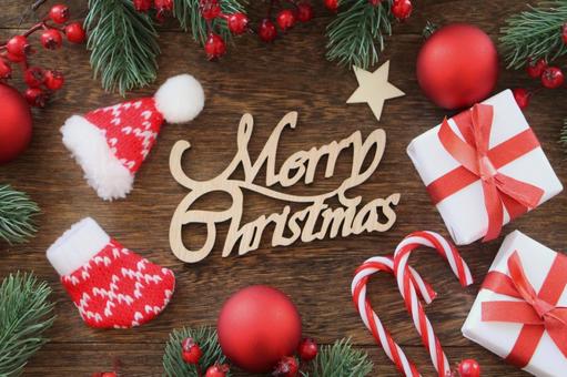 メリークリスマス! メリークリスマス! クリスマス,プレゼント,オーナメントの写真素材