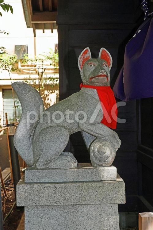茶ノ木神社（中央） 茶ノ木神社,倉稲魂大神,下総国佐倉藩中屋敷神の写真素材