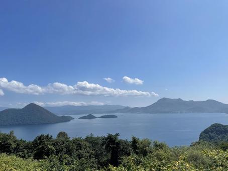 湖の風景 湖の風景の写真