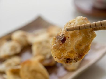 アンコウ 珍味 チップ 鮟鱇,海鮮,珍味の写真素材