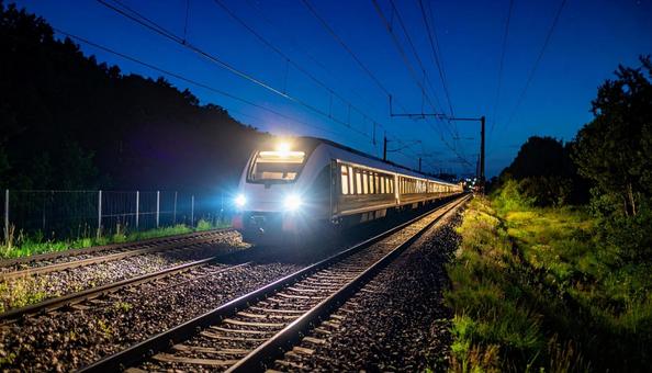 夜行列車 夜行列車の写真