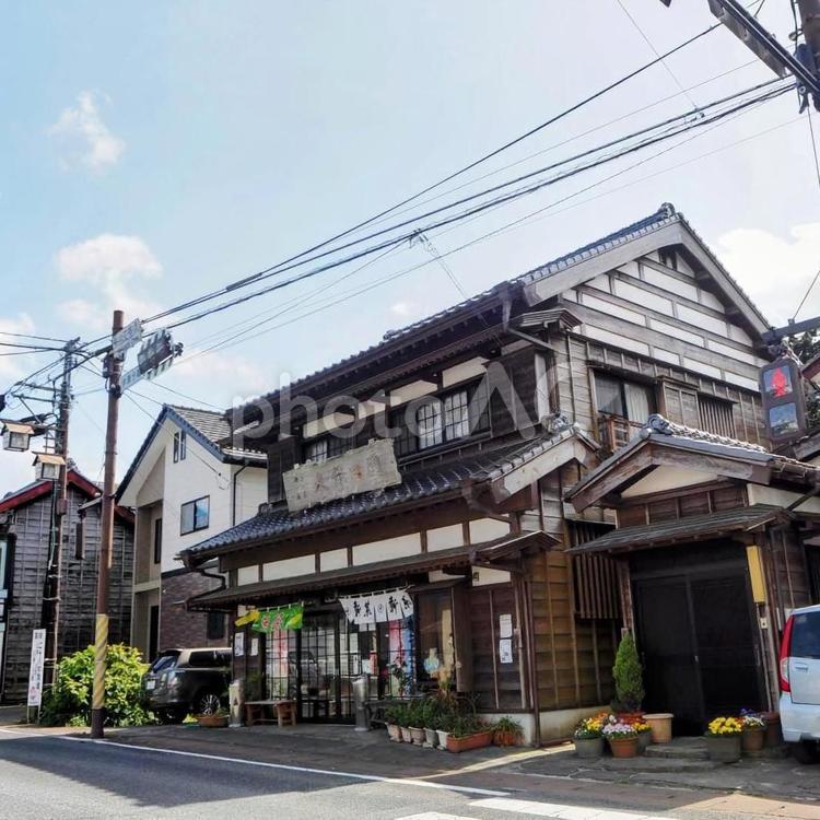 初夏の大多喜町・レトロな街並み（千葉県） 初夏,大多喜町,千葉県の写真素材