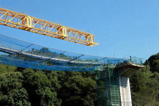 【工事写真】道路建設現場 【工事写真】道路建設現場 道路,橋梁,架設の写真素材