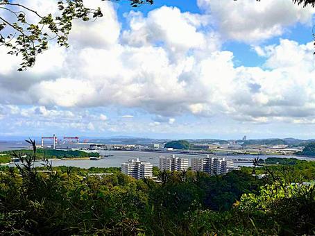 称名寺市民の森・八角堂広場からの眺望 称名寺市民の森,八角堂広場,眺望の写真素材