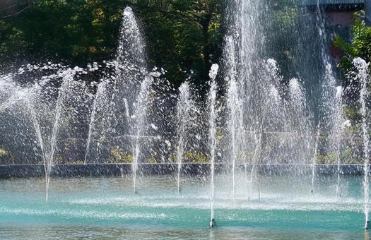 噴水 噴水の写真