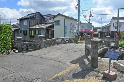 山口・萩市 平安古総門前「平安橋」 平安橋,萩,萩市の写真素材