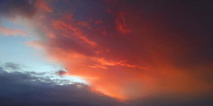 夕焼けのドラマ-01 夕焼けのドラマ-01の写真