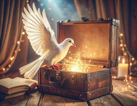 鳩とトランクの魔法 鳩とトランクの魔法の写真