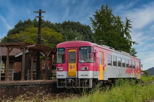 北条鉄道のある風景 北条鉄道のある風景 北条鉄道,ローカル線,列車の写真素材