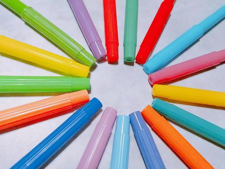 Colorful pen 13, JPG Colorful pen 13, colorful, pen, rainbow-colored, JPG
