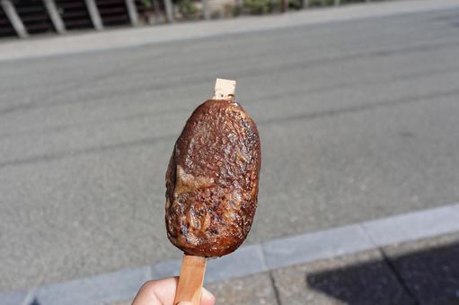 五平餅 五平餅,郷土料理,味噌だれの写真素材