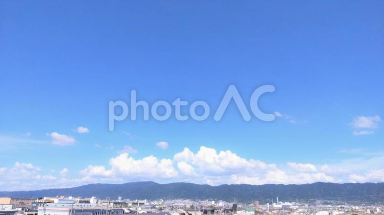 夢の数だけ空がある 晴天,空,風景の写真素材