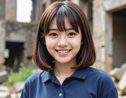 遺跡に来ましたの写真