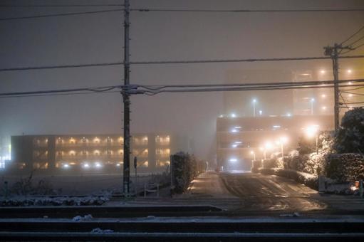 首都圏の積雪 首都圏の積雪 積雪,雪,冬の写真素材