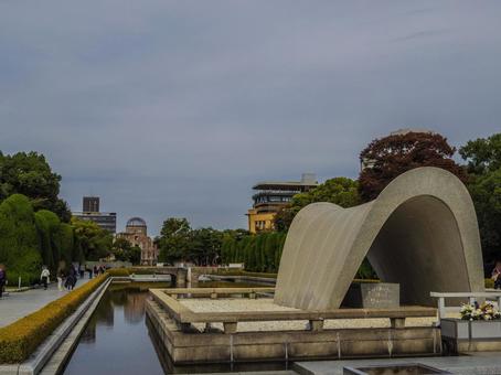 【広島県】広島市・平和記念公園 広島県,平和記念公園,世界遺産の写真素材