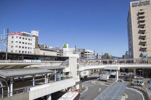 豊田市駅 駅前 街並み 豊田市駅,駅前,街並みの写真素材