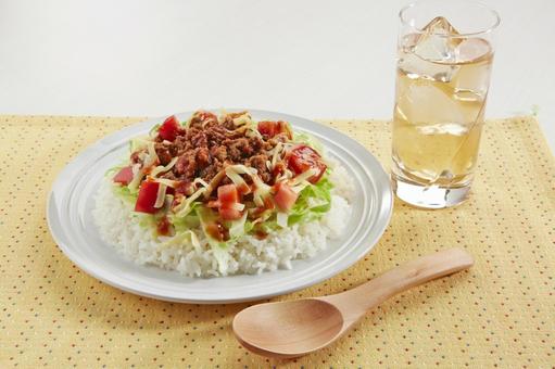 タコライス タコライス タコライス,沖縄料理,料理の写真素材
