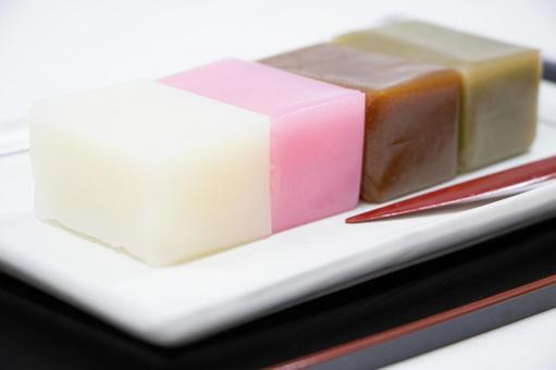 ういろう ういろう 生菓子,ういろう,お菓子の写真素材