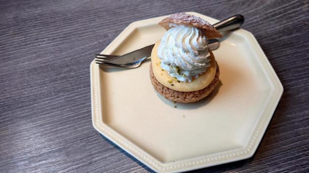 シュークリーム シュークリーム,洋菓子,生菓子の写真素材