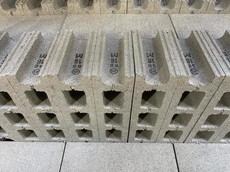 コンクリートブロック 建築資材 コンクリートブロック 建築資材の写真