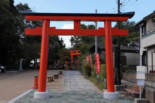 玉津島神社　東鳥居 玉津島神社,東鳥居,参道の写真素材