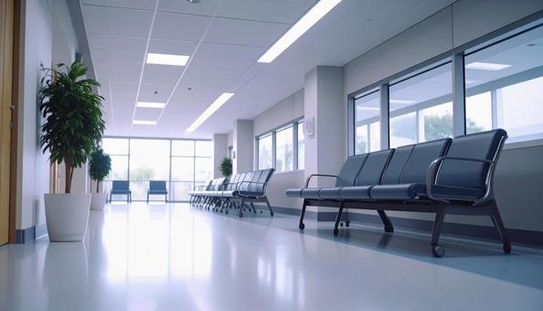 病院の待合室の写真