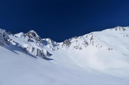 雪山登山 雪山,雪,登山の写真素材