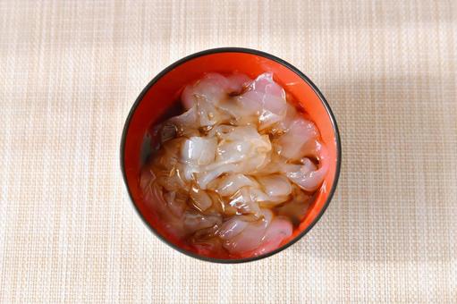 葛きり 葛きり 葛きり,和菓子,黒蜜の写真素材