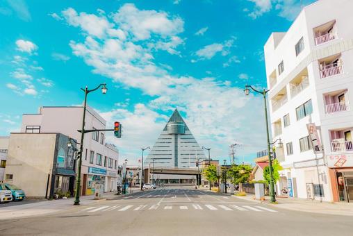 【青森】青森駅の周辺 2025 【青森】青森駅の周辺 2025 青森,2025,街並みの写真素材