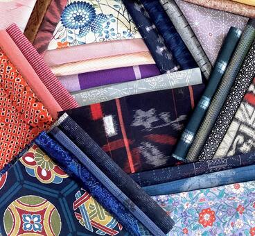 着物生地たくさん 着物,きもの,キモノの写真素材