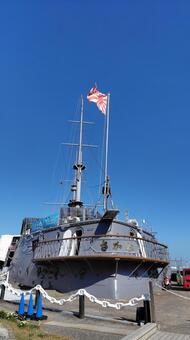 戦艦 戦艦,船,戦艦三笠の写真素材