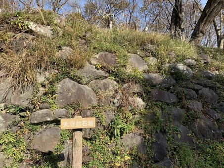 興国寺城 興国寺城,城址,続日本100名城の写真素材