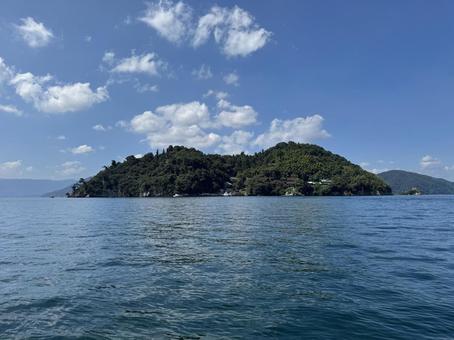 竹生島 琵琶湖の島 竹生島 琵琶湖の島の写真