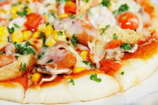 手作りミックスピザ ミックスピザ,ピザ,パン類の写真素材