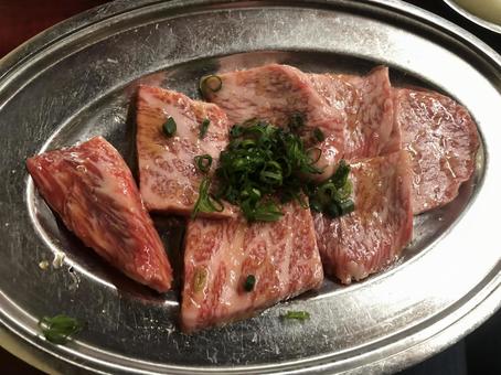 焼肉 焼肉 焼肉,カルビ,生肉の写真素材