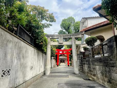 宇賀神社 宇賀神社 宇賀神社,黒田稲荷,神社の写真素材