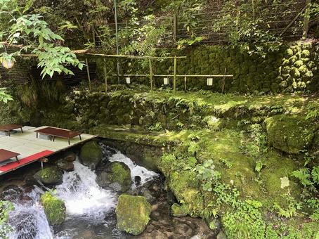 貴船川 貴船,川,京都の写真素材