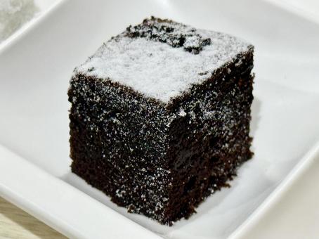 バイキング　一口サイズのガトーショコラ 一口サイズ,ガトーショコラ,チョコケーキの写真素材