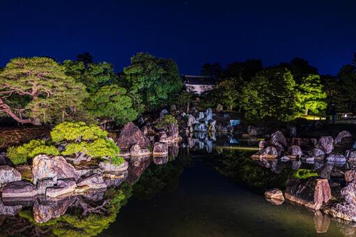 景色風景 紅葉風景,京都,二条城の写真素材