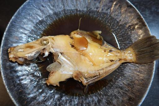 カワハギの煮付け カワハギの煮付け 煮魚,カワハギ,ウマヅラハギの写真素材