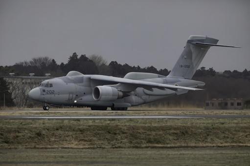 RC-2電波情報収集機 軍用機,rcー2,空自の写真素材
