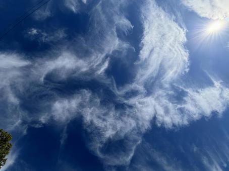 Photo, sky, cloud, sunny day, 