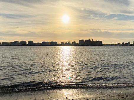夕暮れの海 夕暮れの海 海辺,海,景色の写真素材