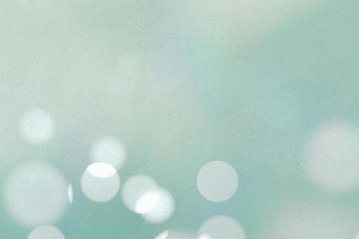 Gentle green light and bokeh sparkling background, JPG