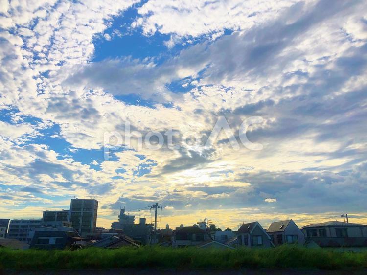 神秘的かつ美しい雲 雲,空,風景の写真素材