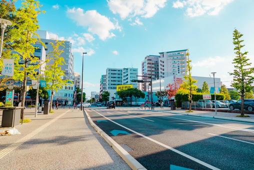 【佐賀】佐賀駅の周辺 佐賀,佐賀駅,駅の写真素材