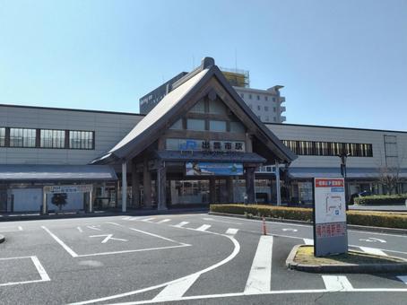 出雲市駅 出雲市駅 出雲市駅,出雲,島根の写真素材