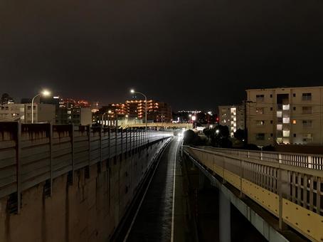 千葉県 幕張5 千葉県 幕張5 景色,素材,夜景の写真素材
