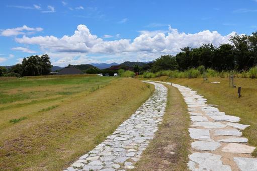 7月中旬のさぬき市大串半島の広場の風景 7月中旬のさぬき市大串半島の広場の風景の写真