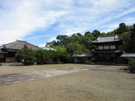 徳島県-丈六寺-三門と徳雲院 徳島県-丈六寺-三門と徳雲院 丈六寺,寺,瑞麟山の写真素材